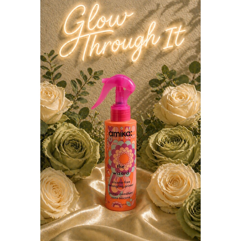 Amika The Wizard Silicone Free Heat Protectant Detangling Primer 5 oz NEW
